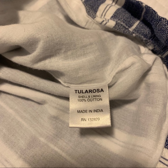 • Tularosa • Warren lace up striped tunic dress - Picture 8 of 11